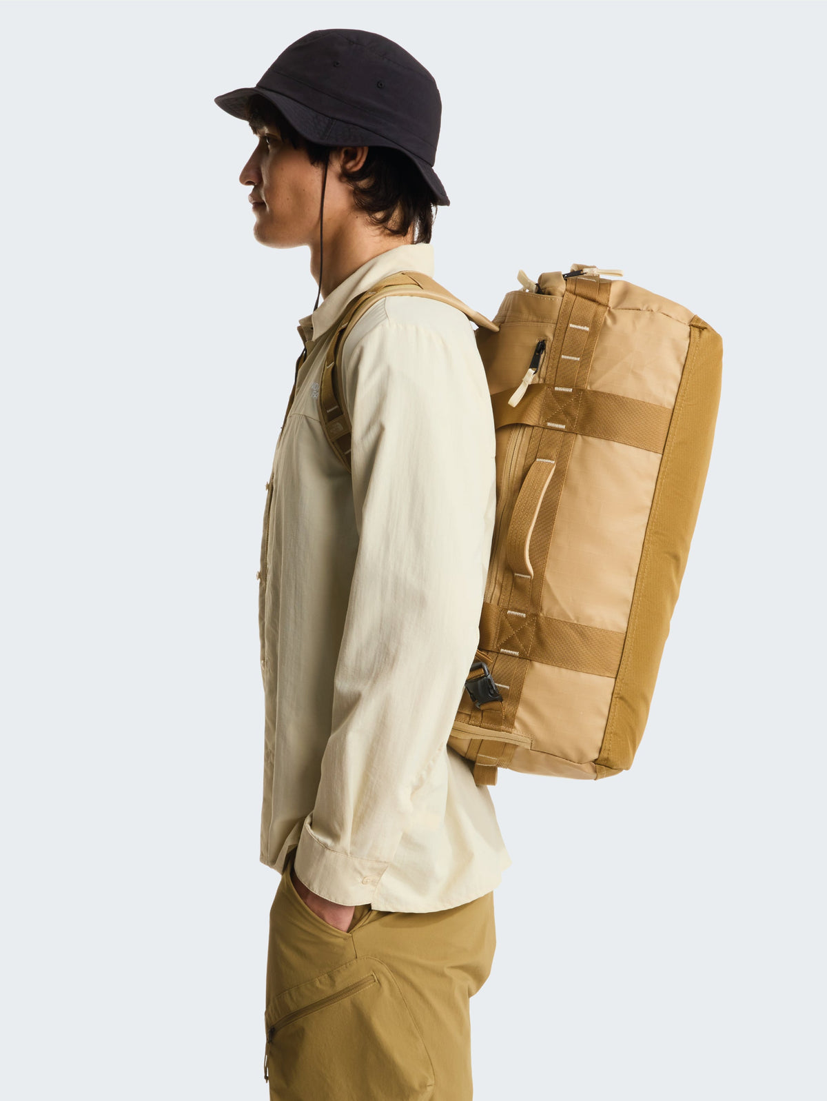 2026 New Arrival Borsone Base Camp Vojager 42 Litri Khaki Stone wholesalehk.shop