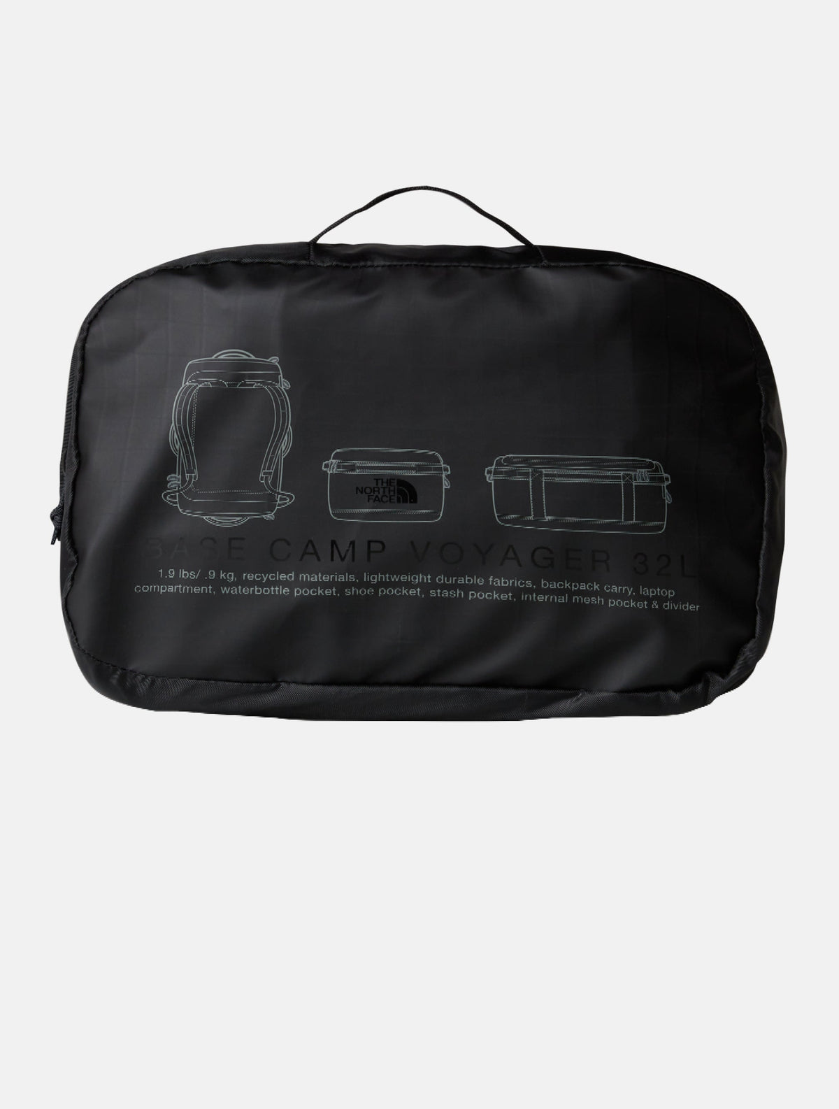 2026 New Arrival Borsone in Nylon Camp Voyager 32 Litri Nero wholesalehk.shop