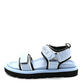 Calfskin Pool Pillow Flat Comfort Sandals 36 Blue £¨ Direct shipment via from wholesalehk.shop