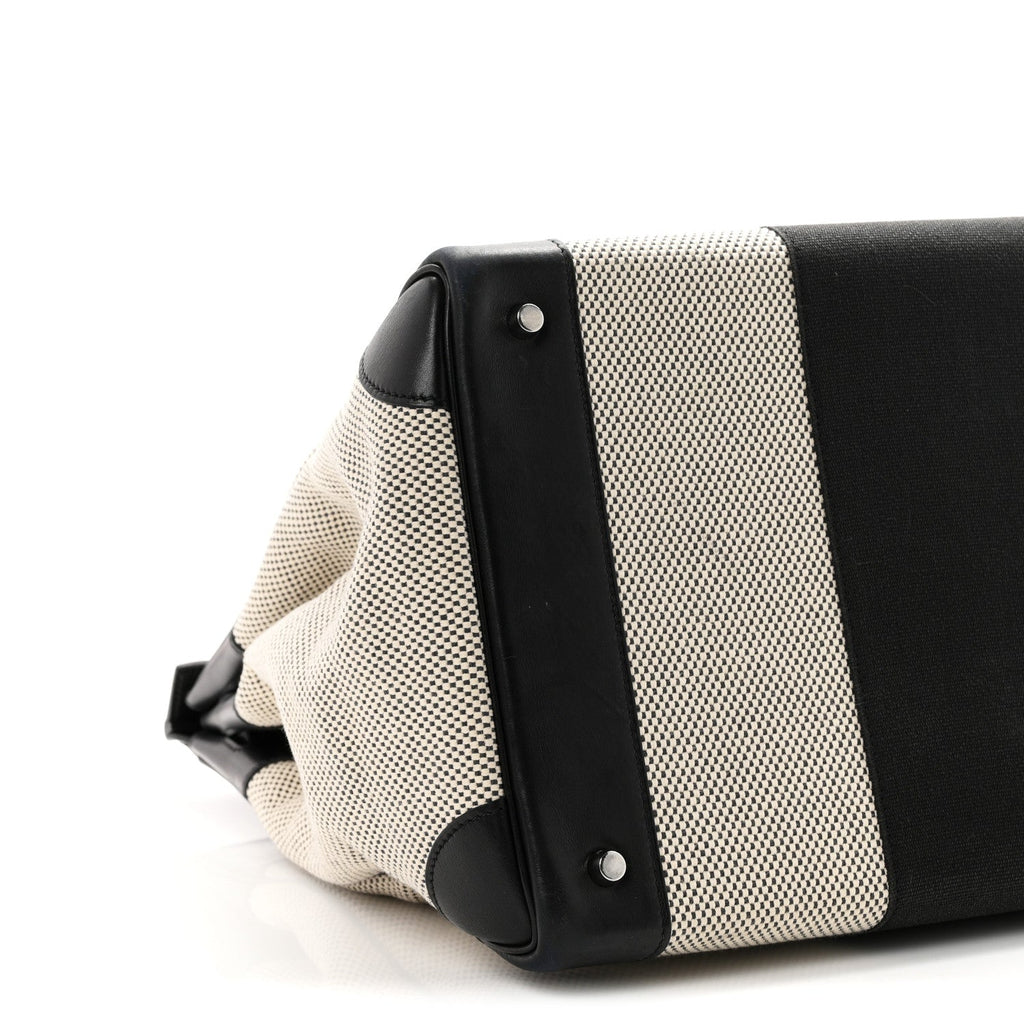 Hunter Criss Viking Evergrain Flag HAC Birkin 40  Ecru Black £¨ Direct shipment via from wholesalehk.shop