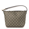GG Supreme Monogram Textured Calfskin Web Super Mini Ophidia Shoulder Bag Beige Ebony New Acero wholesalehk.shop
