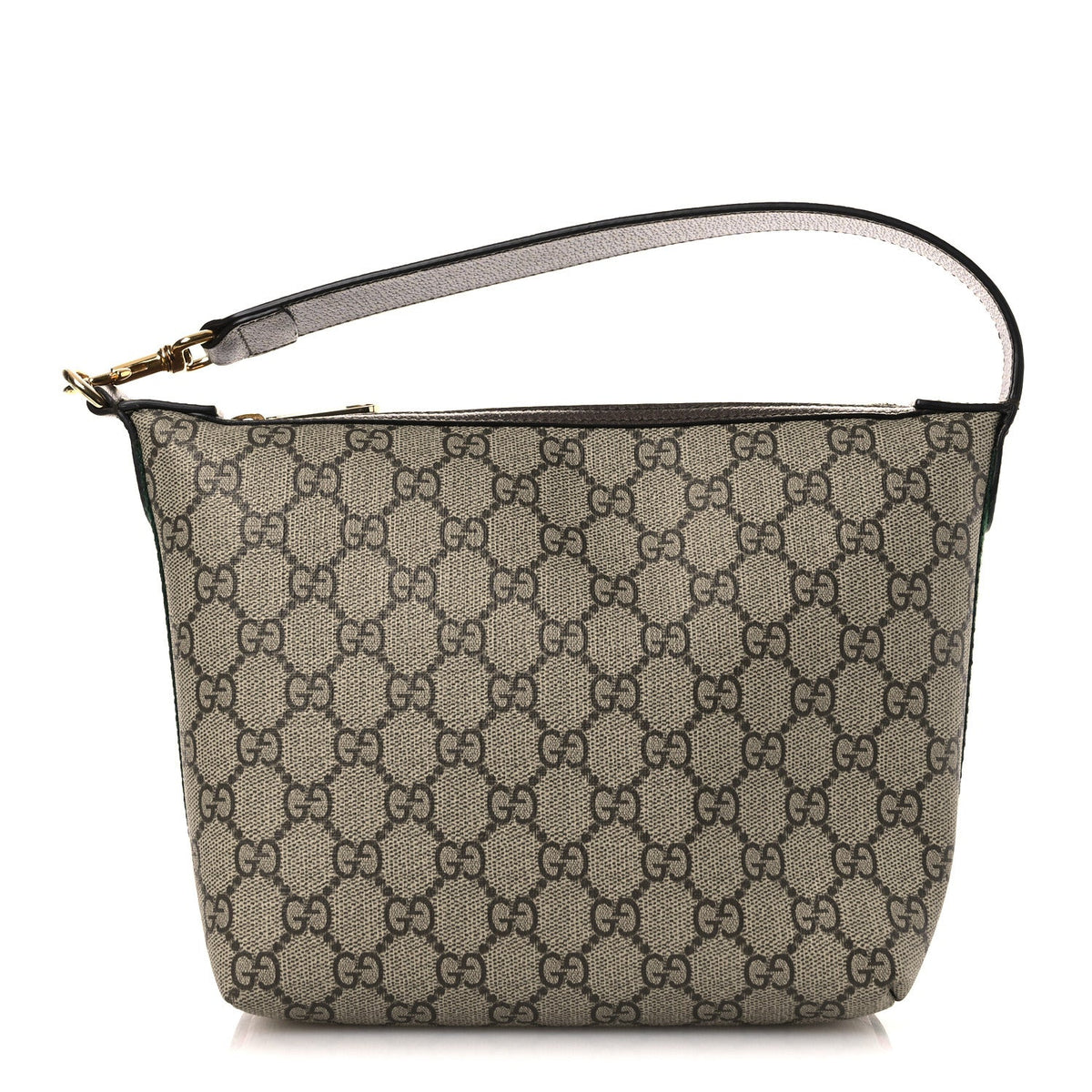 GG Supreme Monogram Textured Calfskin Web Super Mini Ophidia Shoulder Bag Beige Ebony New Acero wholesalehk.shop