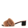Mink Fur Oasis Sandals 35 Granit Pink wholesalehk.shop