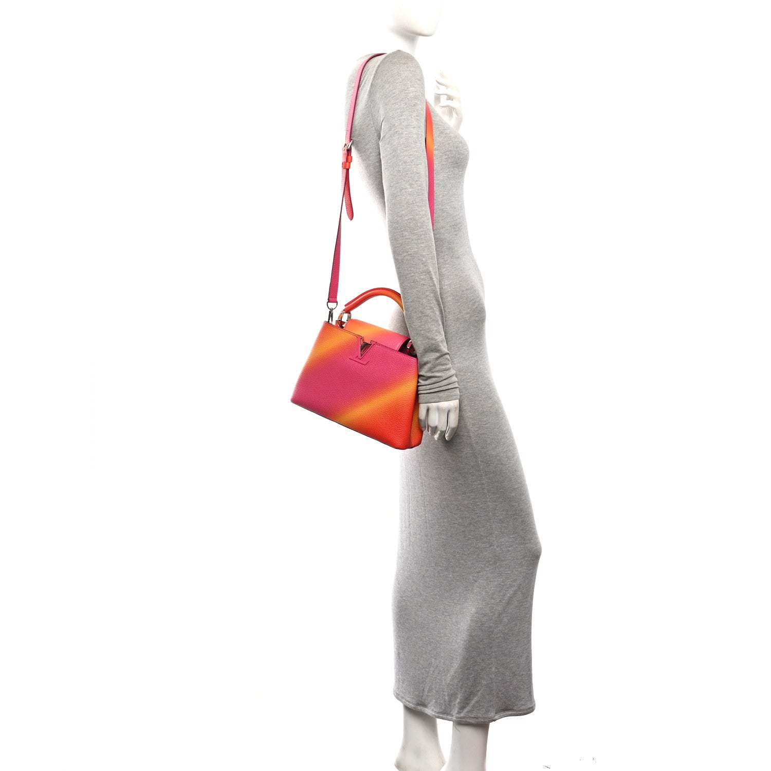 Taurillon Candy Ombre Capucines BB Pink Multicolor £¨ Direct shipment via from wholesalehk.shop