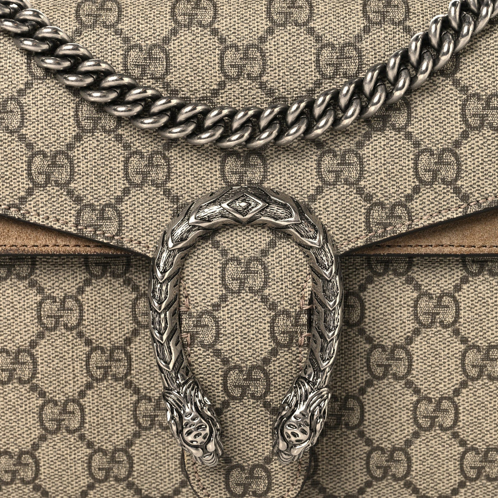 GG Supreme Monogram Small Dionysus Shoulder Bag Taupe wholesalehk.shop