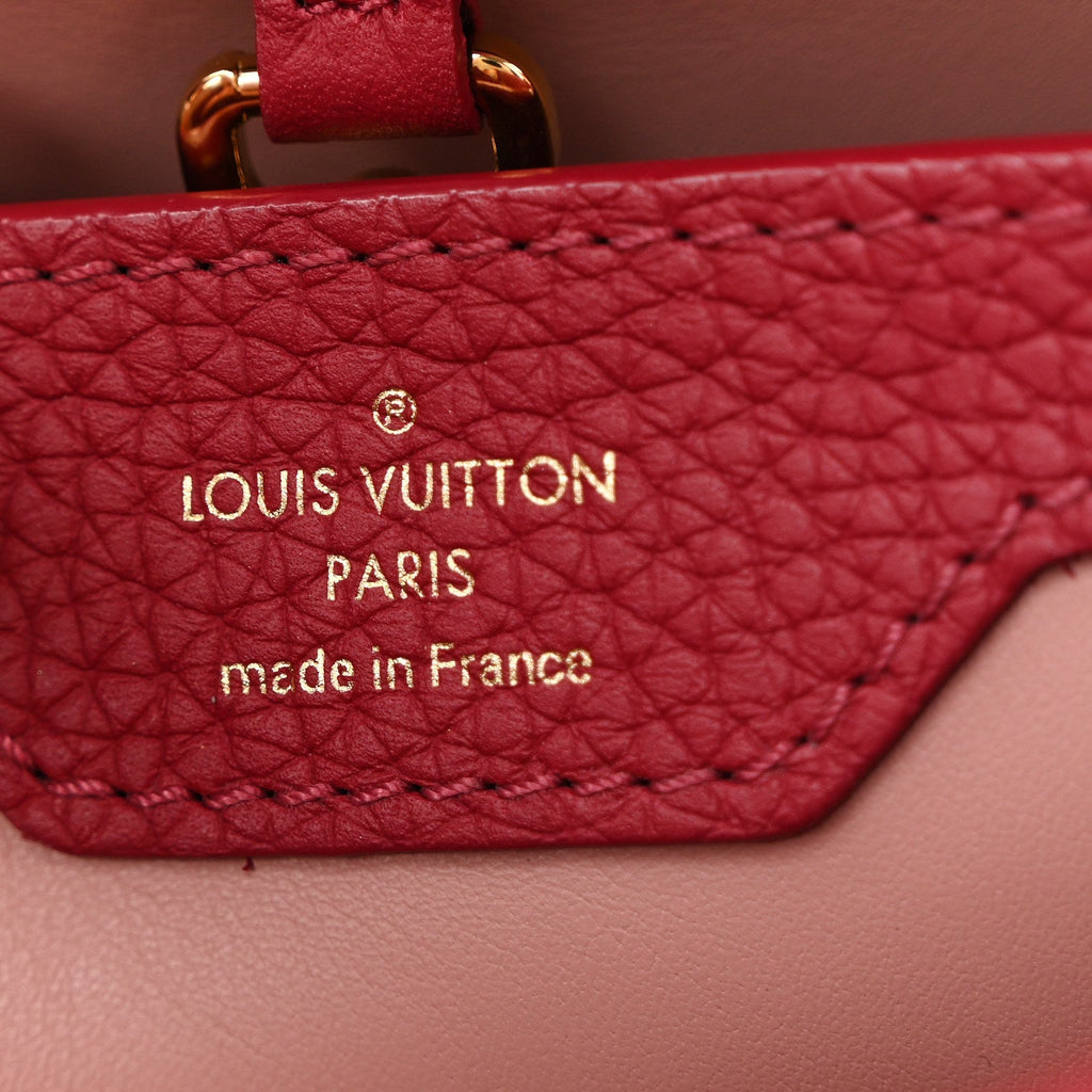 Taurillon Embellished Flower Capucines BB Dark Pink £¨ Direct shipment via from wholesalehk.shop
