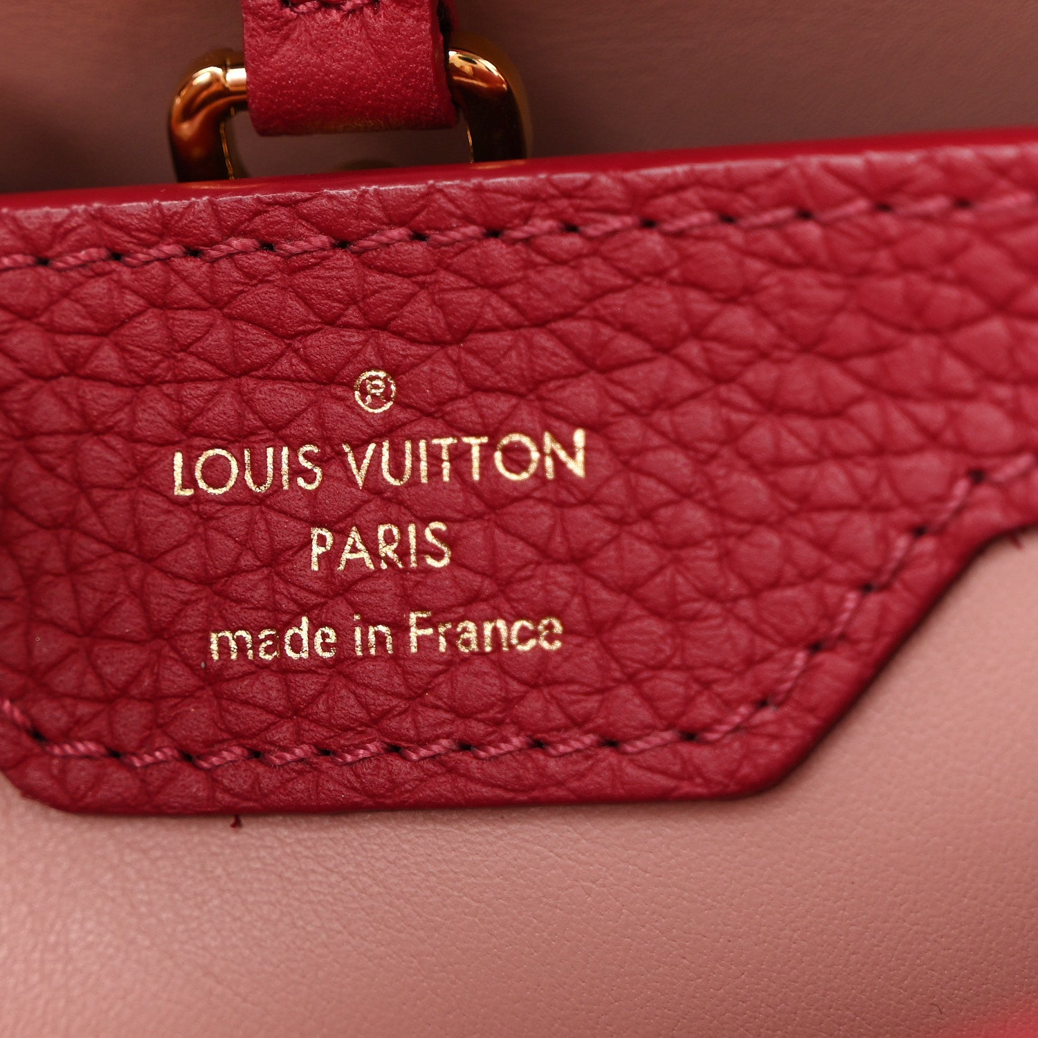 Taurillon Embellished Flower Capucines BB Dark Pink £¨ Direct shipment via from wholesalehk.shop