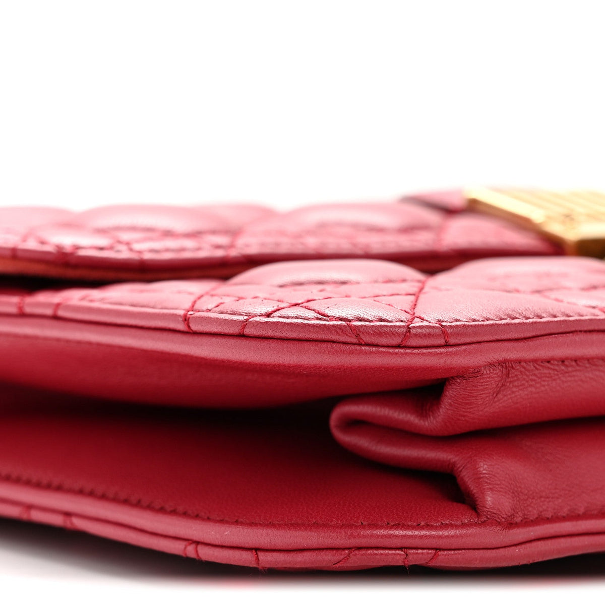 Lambskin Cannage Large Dioraddict Flap Red wholesalehk.shop