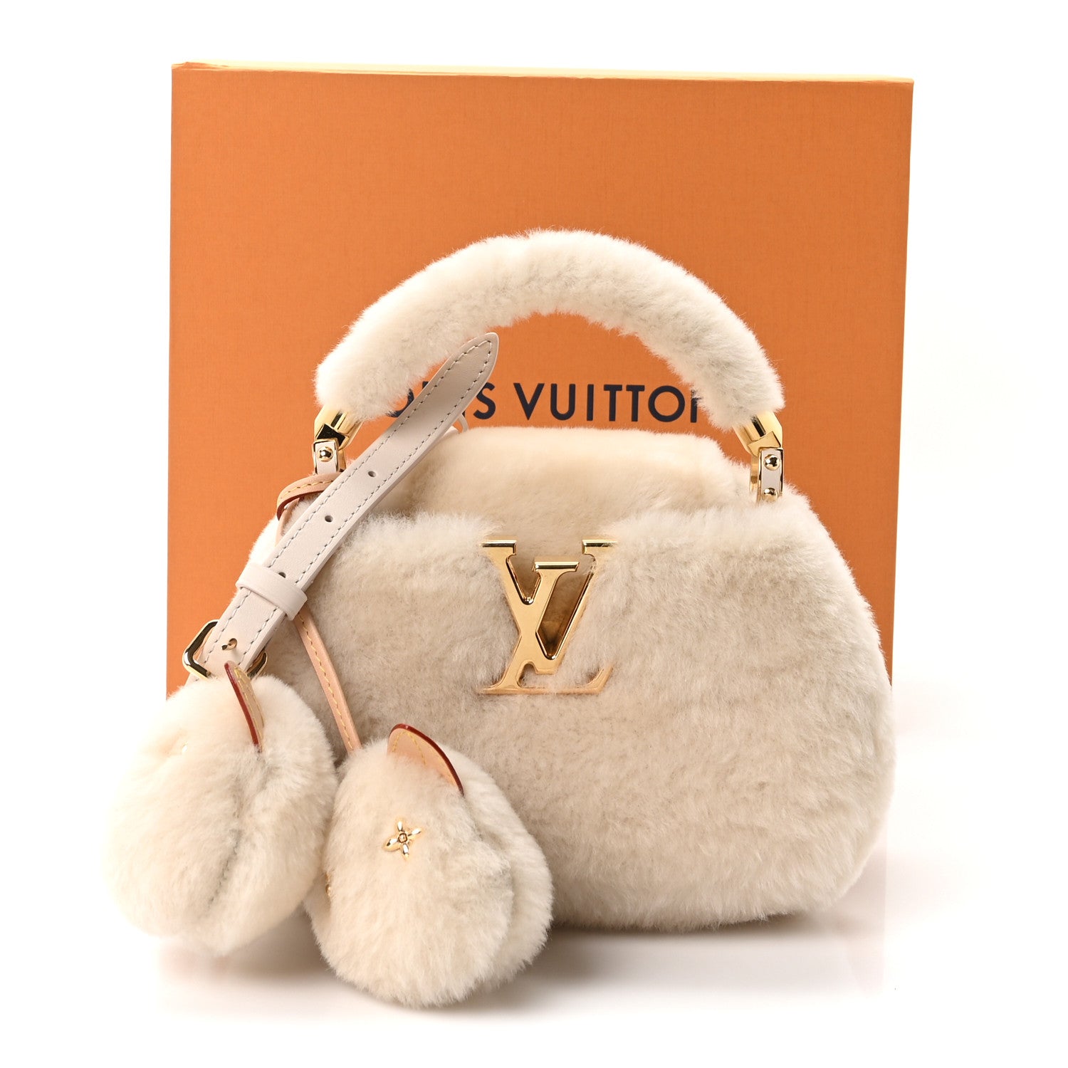 Shearling Caousnow Capucines Cream £¨ Direct shipment via from wholesalehk.shop