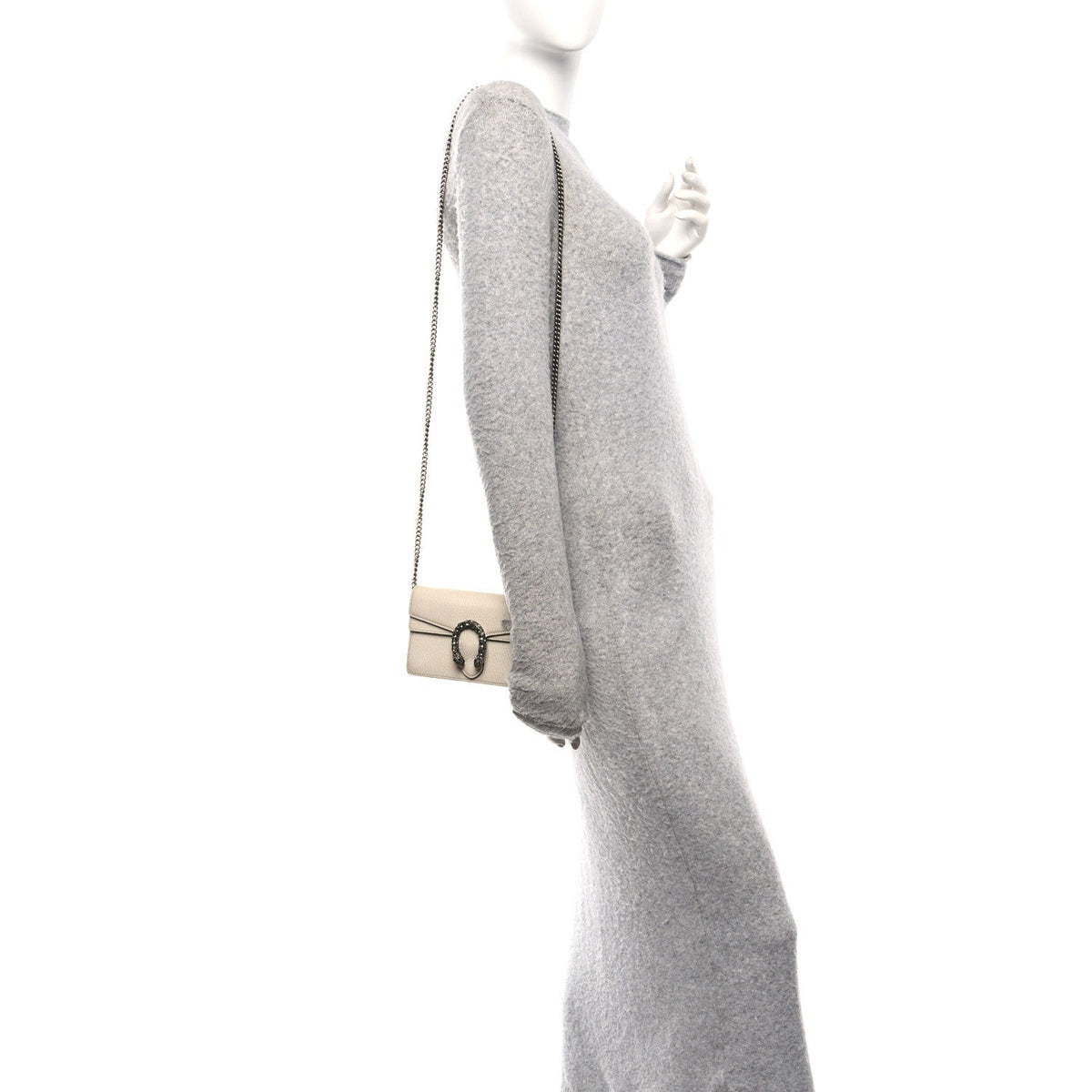 Dollar Calfskin Crystal Super Mini Dionysus Shoulder Bag Mystic White Black Diamond wholesalehk.shop