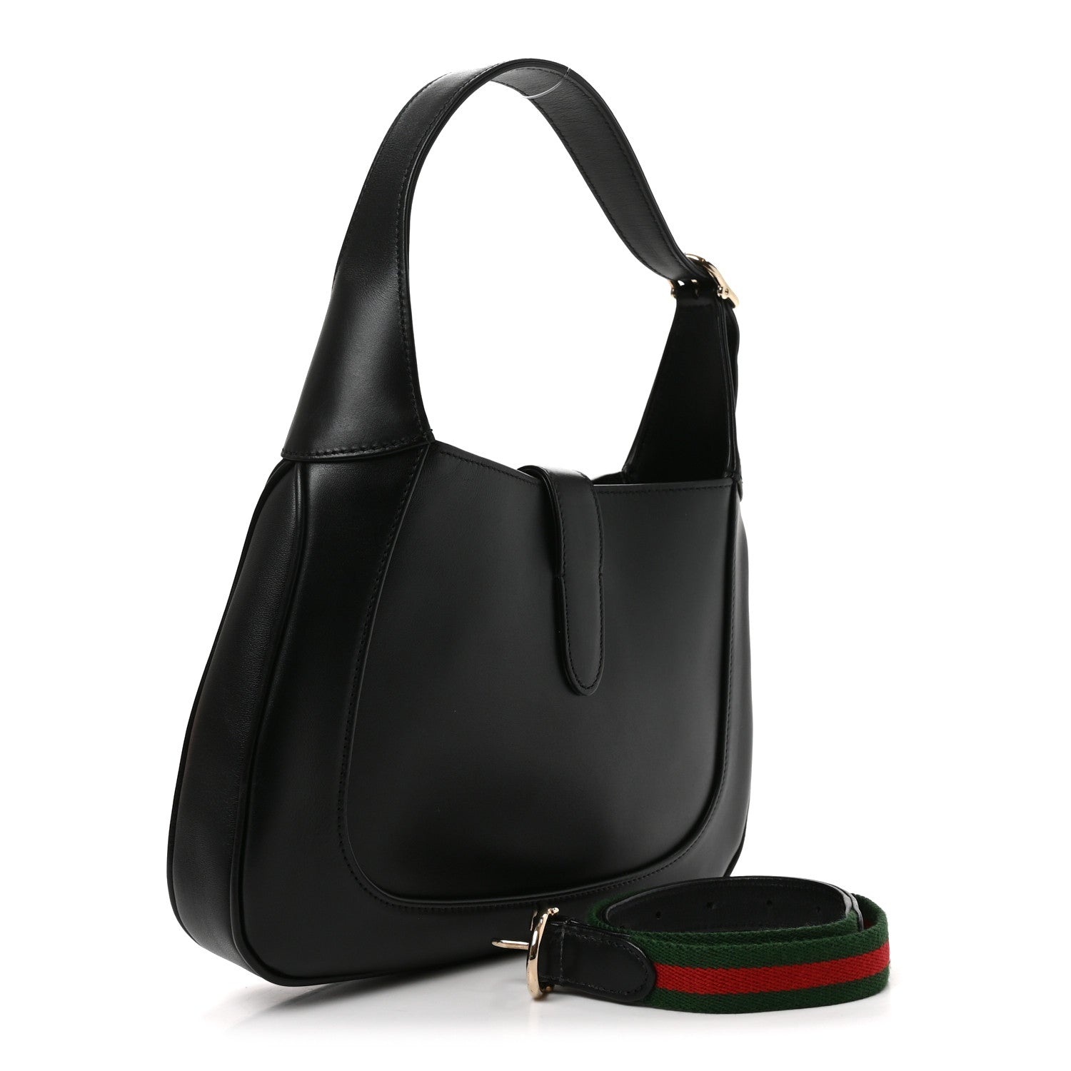 Calfskin Small Jackie Shoulder Bag Black £¨ Direct shipment via from wholesalehk.shop