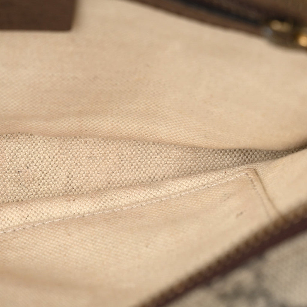 Soft GG Supreme Monogram Medium Ophidia Belt Bag Dark Brown wholesalehk.shop