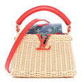 LV X TM Rattan Denim Calfskin Cerises Capucines Mini £¨ Direct shipment via from wholesalehk.shop