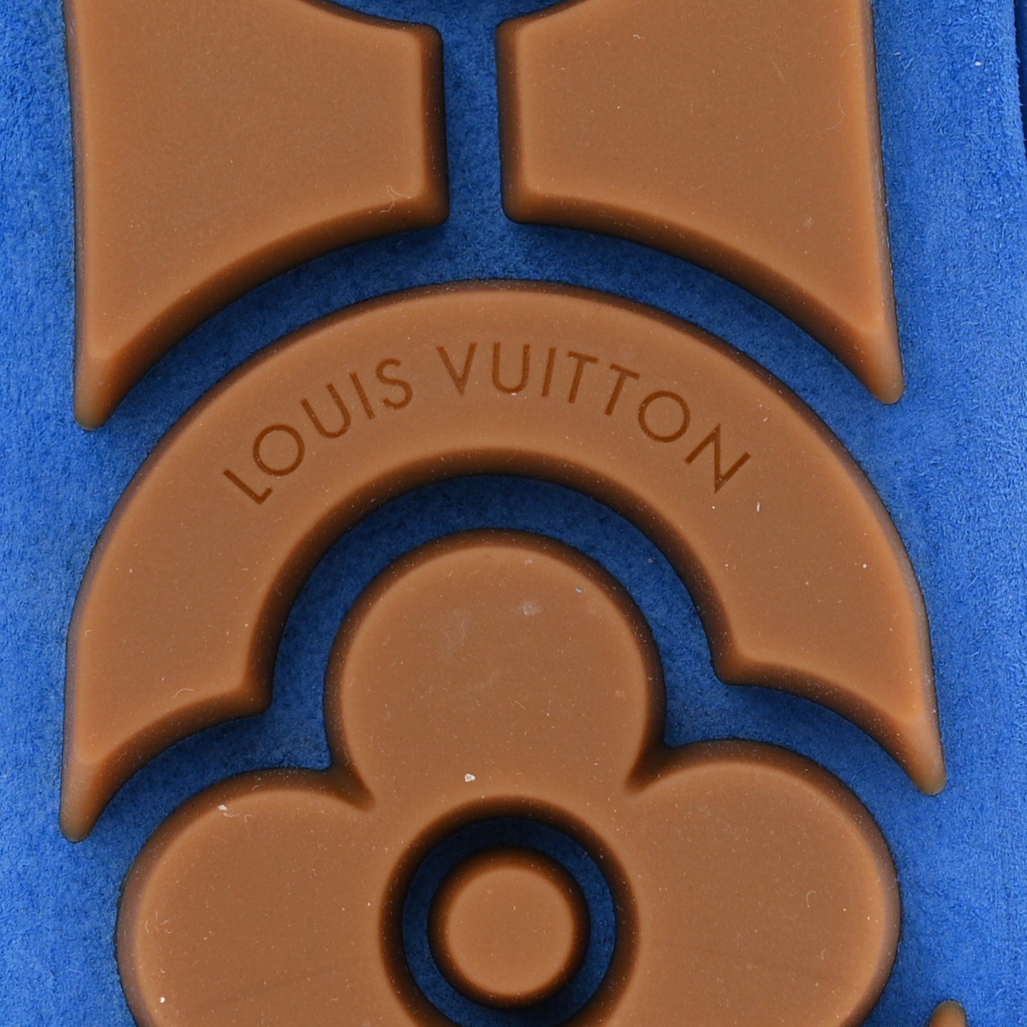 Suede Calfskin LV Sneakerina 39.5 Electric Blue £¨ Direct shipment via from wholesalehk.shop