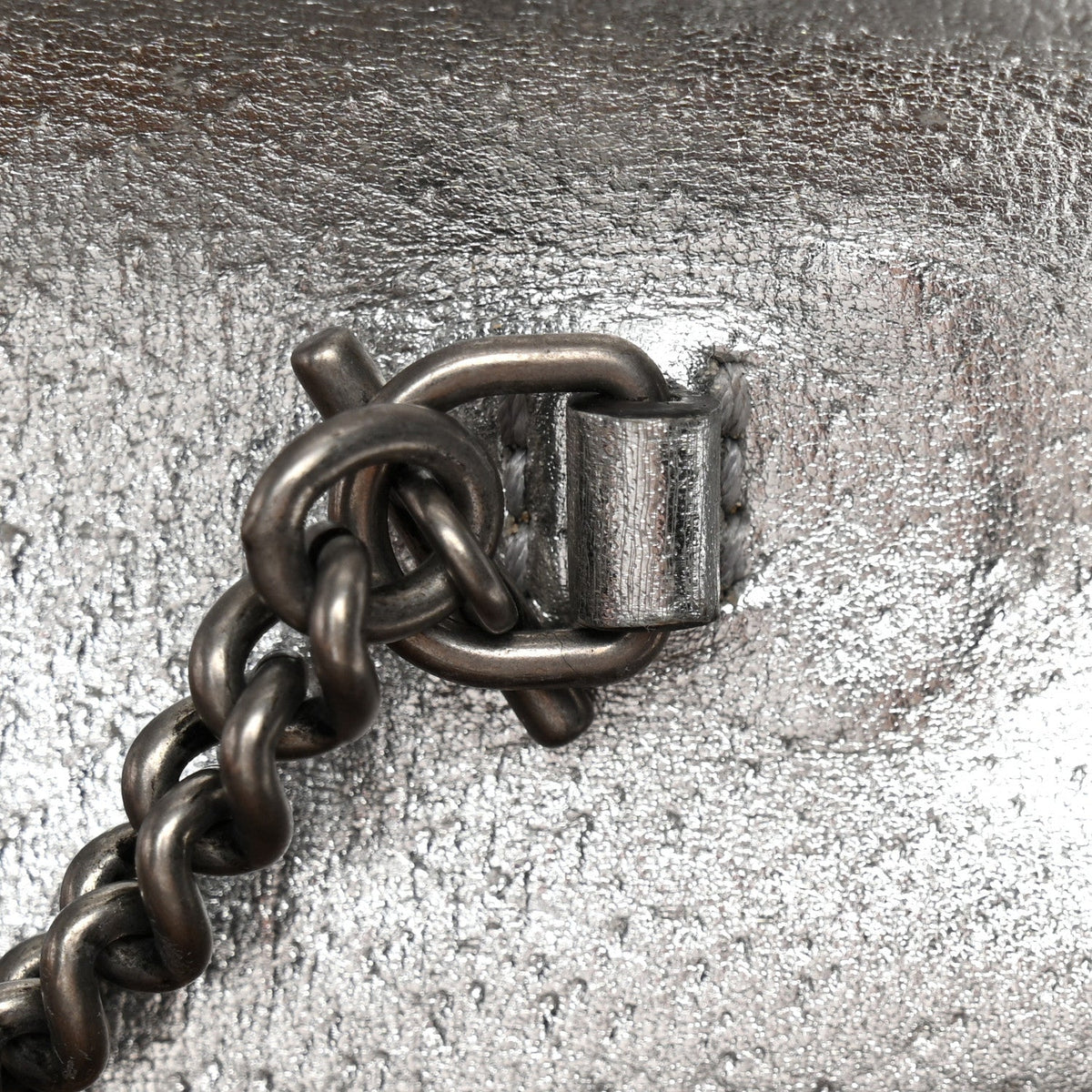 Metallic Calfskin Super Mini Dionysus Shoulder Bag Silver wholesalehk.shop