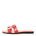 Patent Epsom Oran Sandals 37.5 Jasper Rouge wholesalehk.shop