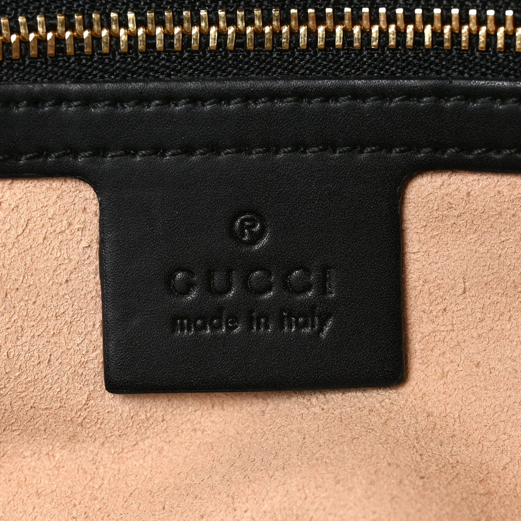 Soft GG Supreme Monogram Bees Small Crossbody Tote Beige Oro Black wholesalehk.shop