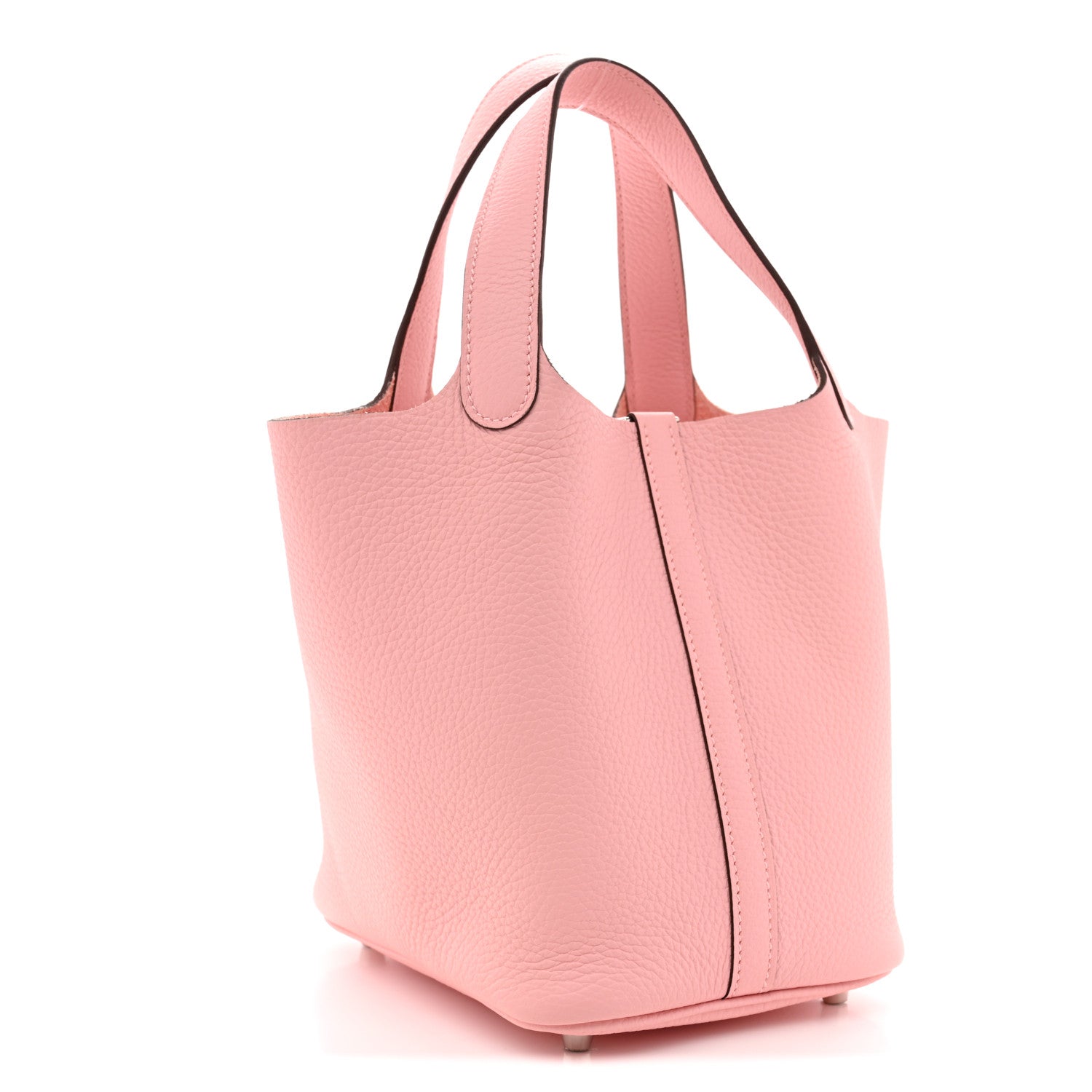 Taurillon Clemence Picotin Lock 18 PM Rose Sakura £¨ Direct shipment via from wholesalehk.shop