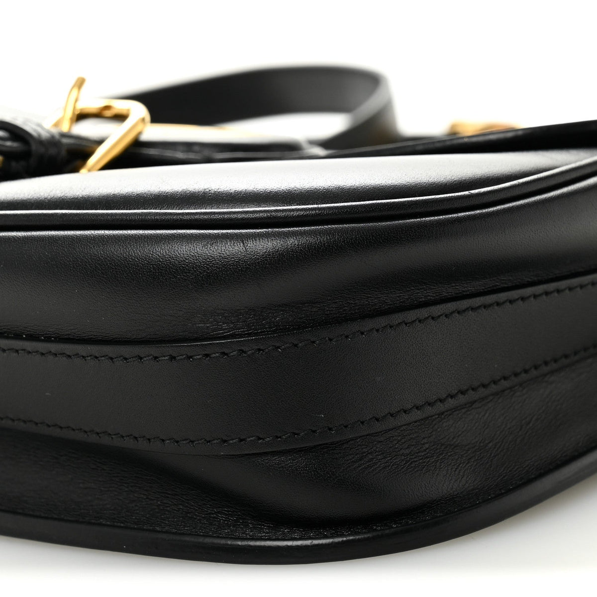 Box Calfskin Medium Bobby Flap Black wholesalehk.shop