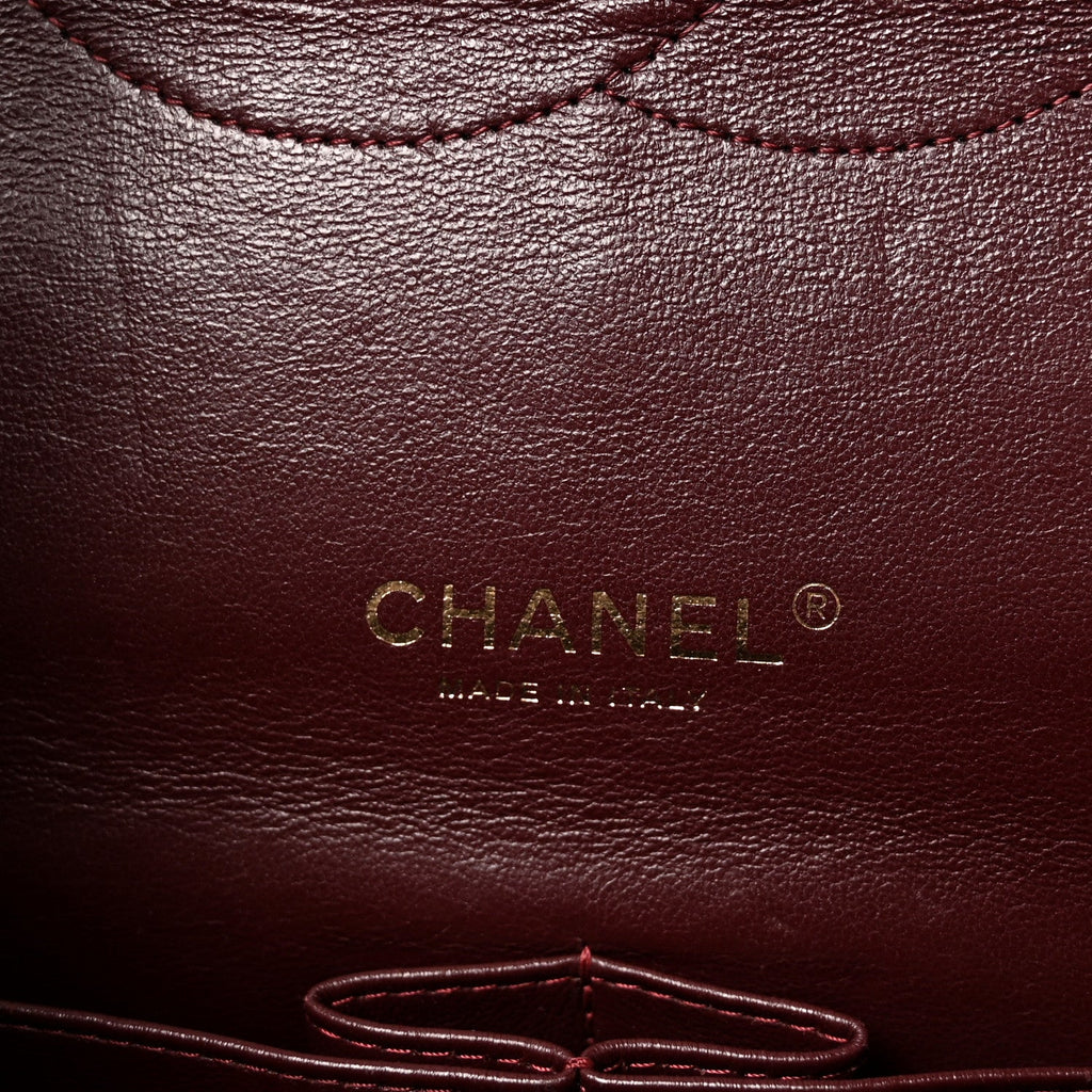 Lambskin Quilted Maxi Double Flap Black wholesalehk.shop