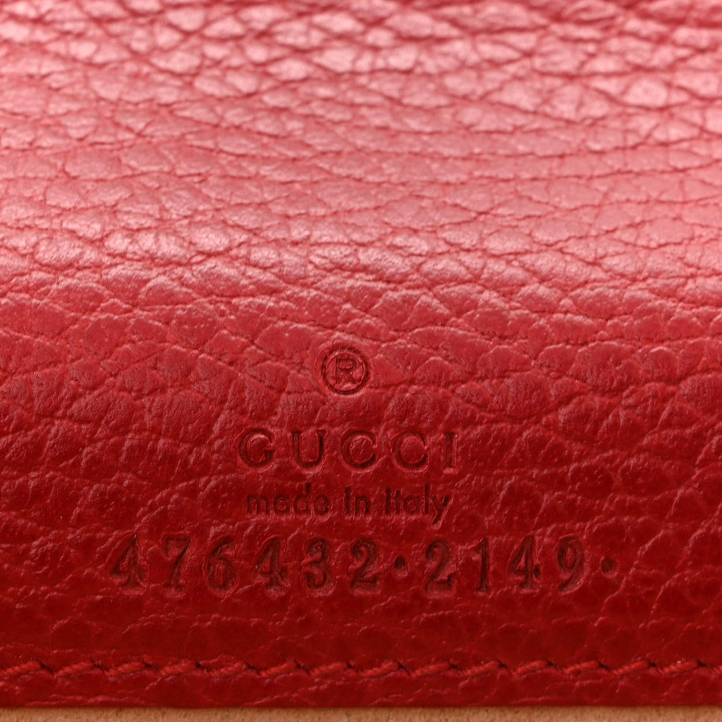 Dollar Calfskin Swarovski Crystal Small Dionysus Shoulder Bag Hibiscus Red wholesalehk.shop