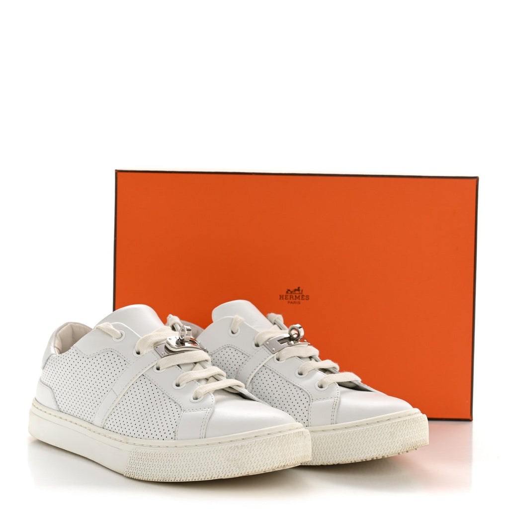 Calfskin Day Sneakers 37 White wholesalehk.shop