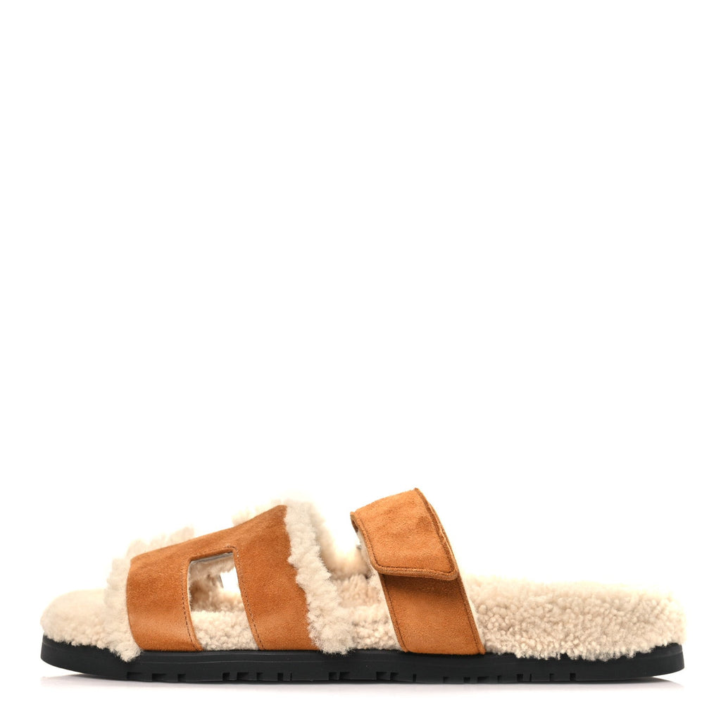 Suede Goatskin Woolskin Womens Chypre Sandals 39 Naturel Ecru wholesalehk.shop