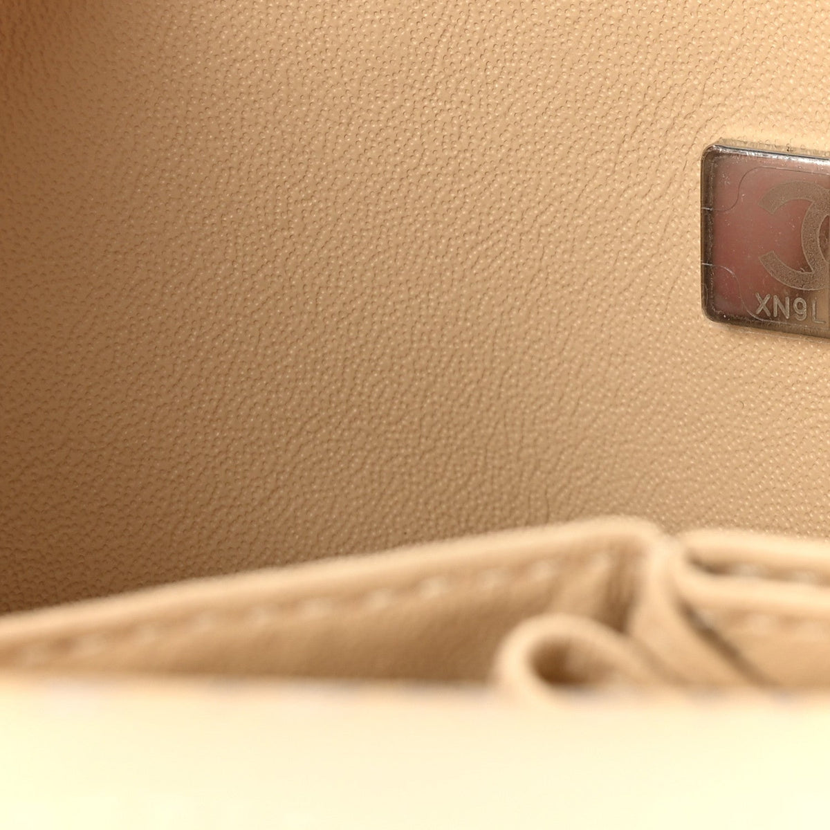 Caviar Quilted Small Double Flap Beige wholesalehk.shop