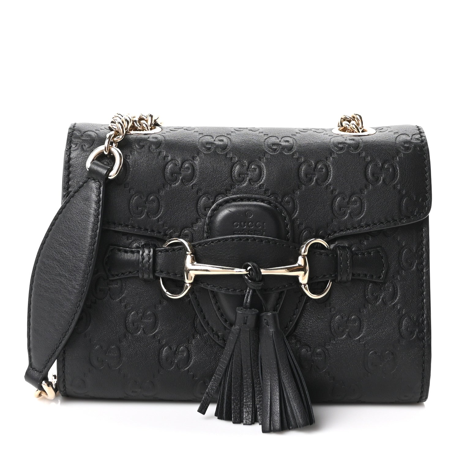 Guccissima Mini Emily Shoulder Bag Black £¨ Direct shipment via from wholesalehk.shop