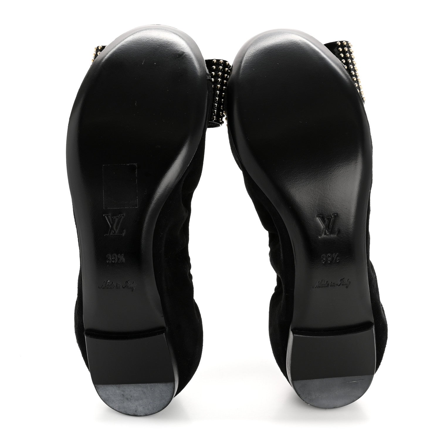 Suede Patent Studded Flirty Ballerina Bow Flats 39.5 Black £¨ Direct shipment via from wholesalehk.shop