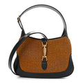 Straw Lux Boarded Dyana Lux Calfskin Small Jackie 1961 Hobo Natural Blue £¨ Direct shipment via from wholesalehk.shop