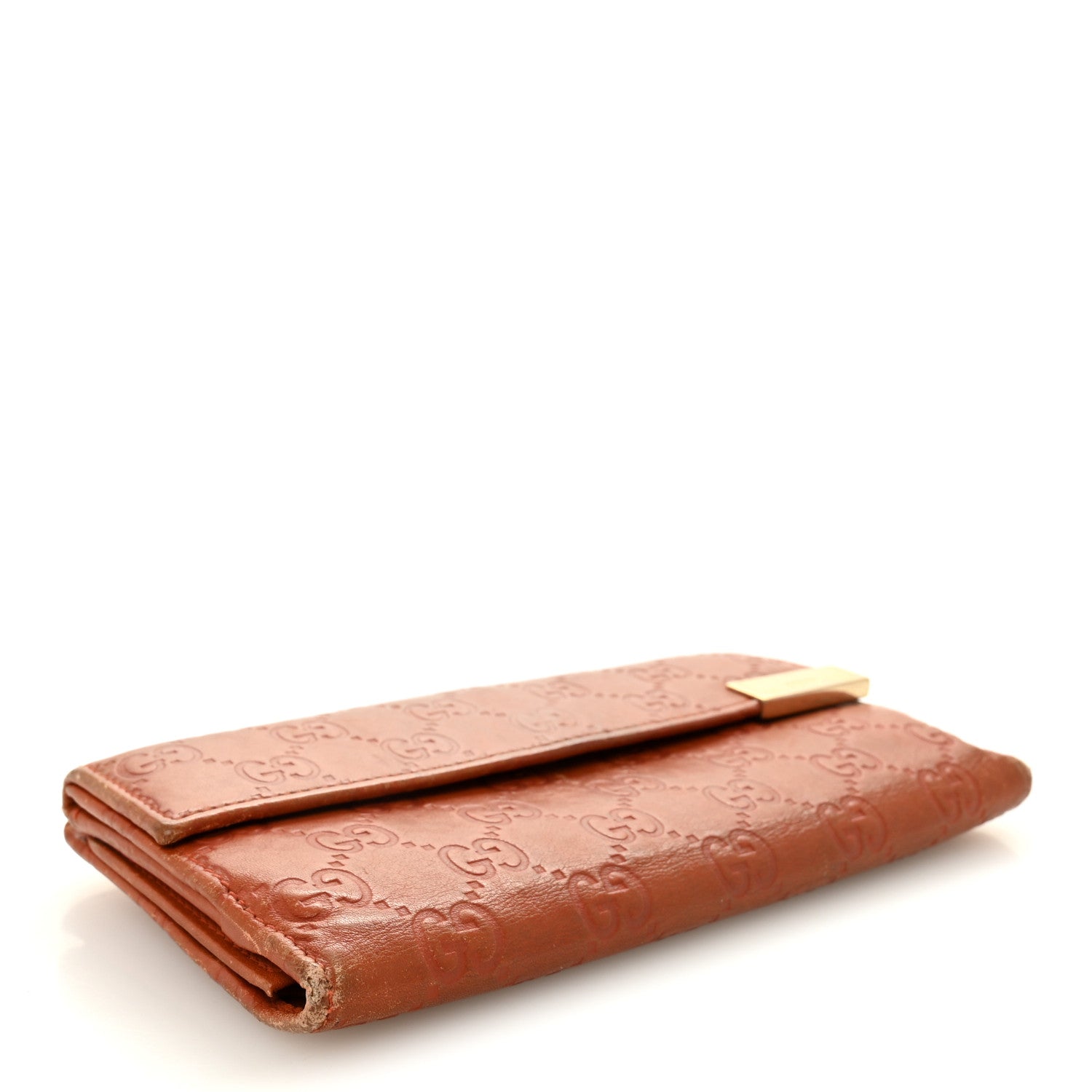 Guccissima Signature Dice Continental Wallet Orange £¨ Direct shipment via from wholesalehk.shop