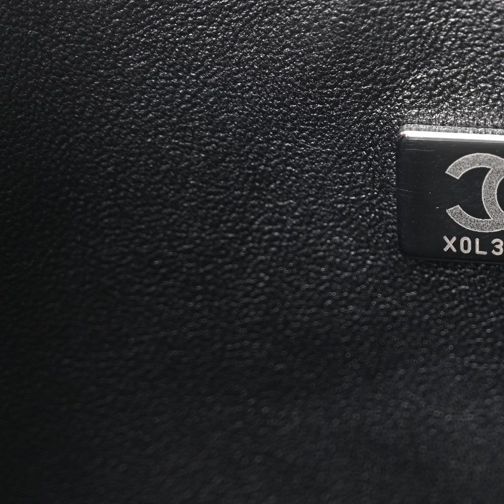 Lambskin Quilted Medium Double Flap So Black wholesalehk.shop