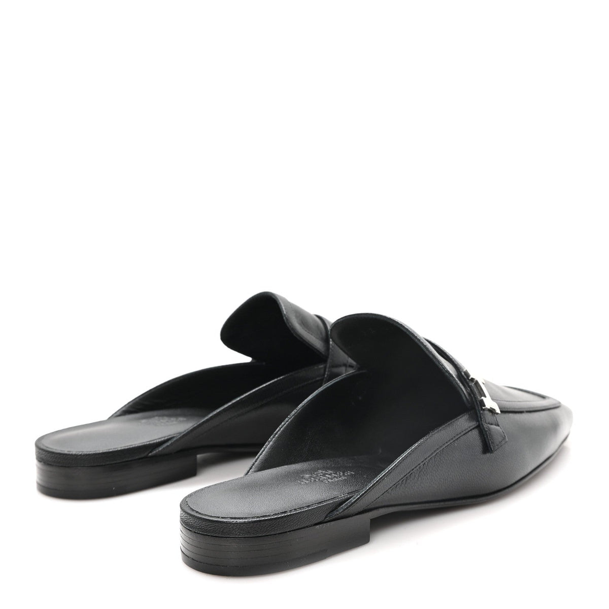 Goatskin Groupie Mules 37 Black wholesalehk.shop