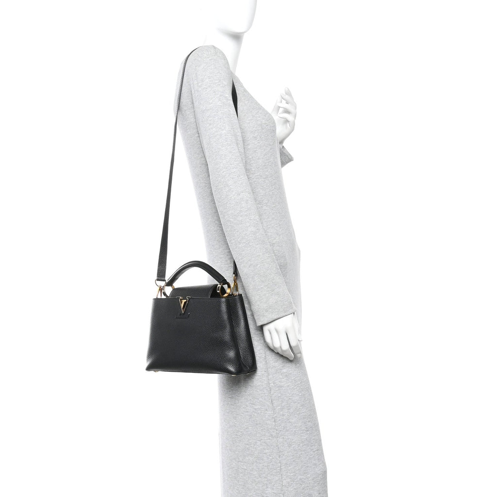 Taurillon Capucines BB Black £¨ Direct shipment via from wholesalehk.shop