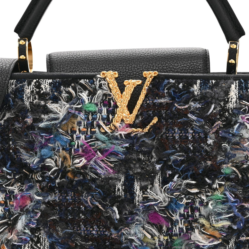 Tweed Calfskin Capucines MM Multicolor £¨ Direct shipment via from wholesalehk.shop