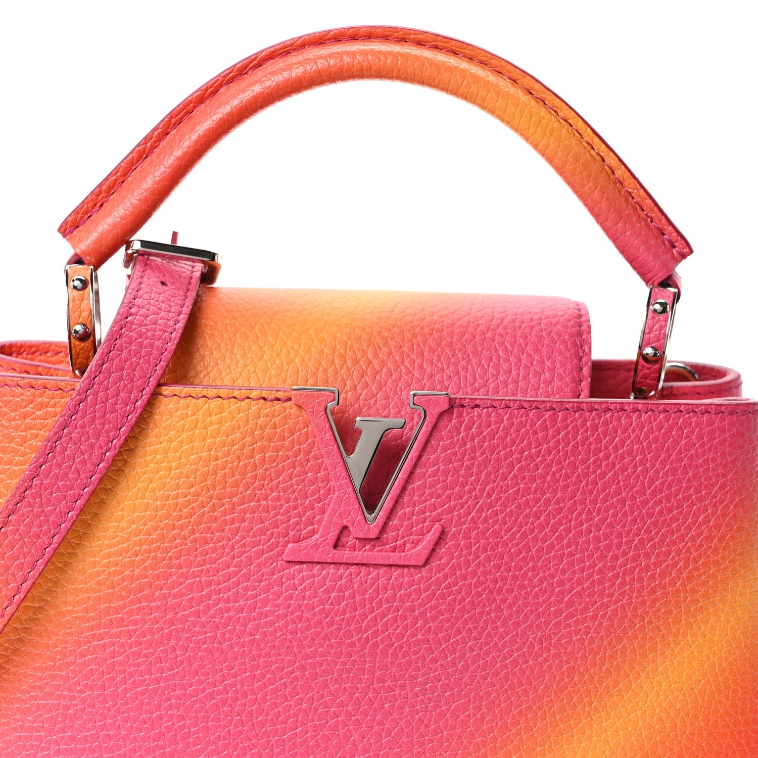 Taurillon Candy Ombre Capucines BB Pink Multicolor £¨ Direct shipment via from wholesalehk.shop