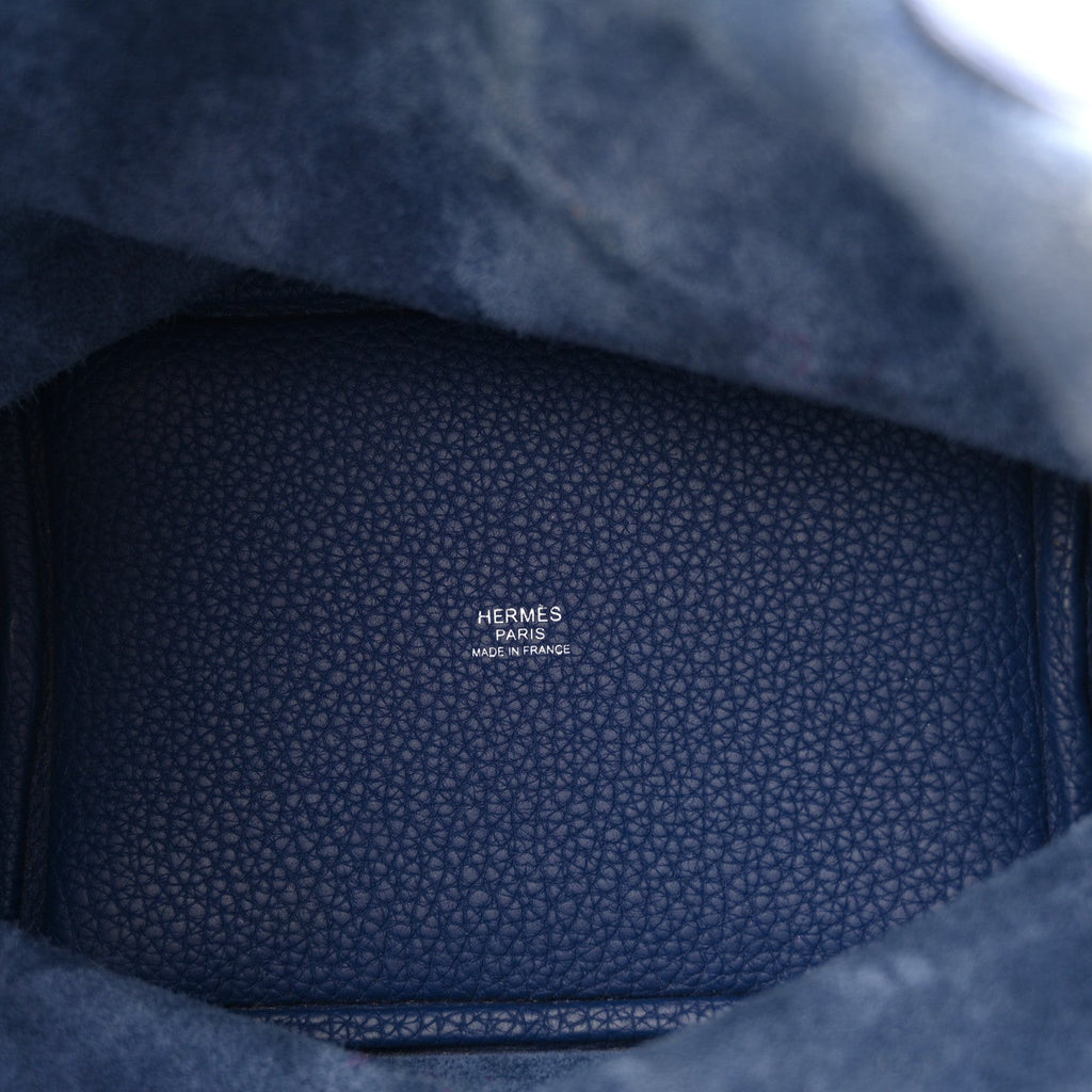 Taurillon Clemence Picotin Lock 18 PM Bleu Saphir £¨ Direct shipment via from wholesalehk.shop