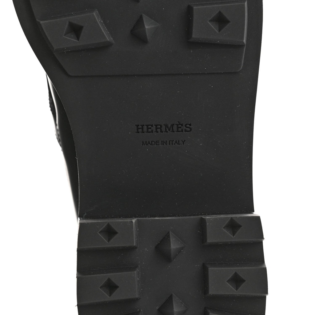 Glossed Calfskin Funk Ankle Boots 36 Black wholesalehk.shop