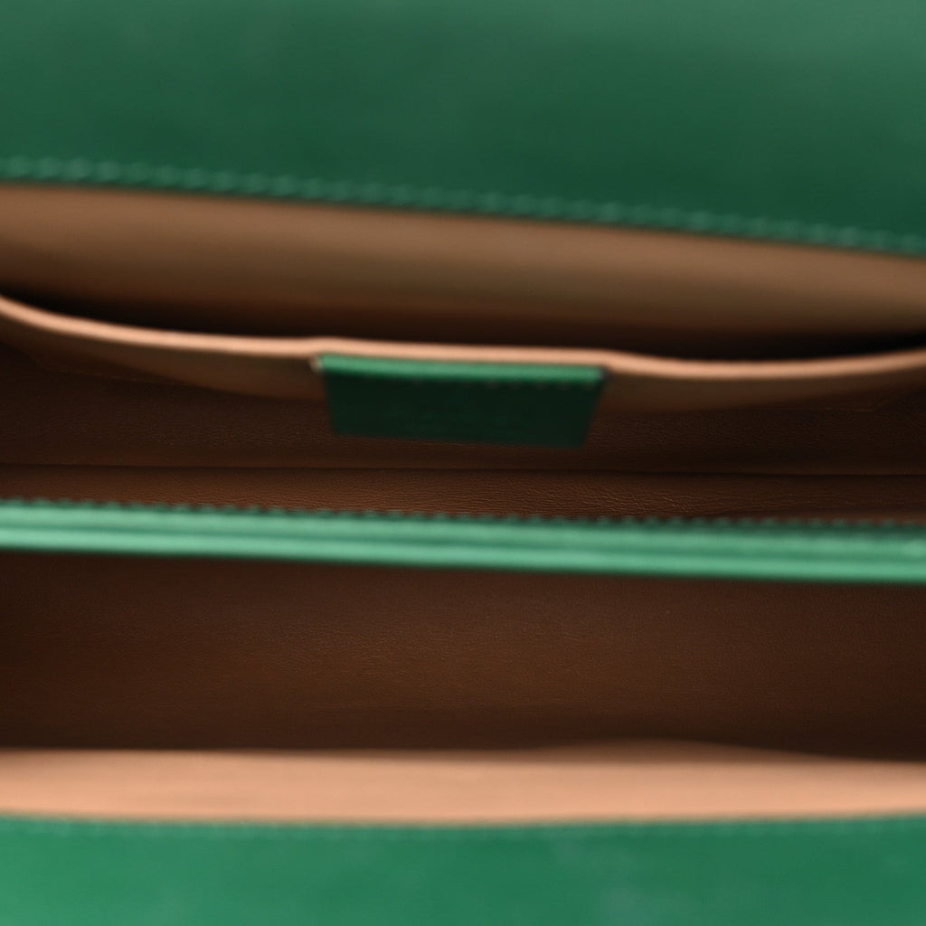 Snakeskin GG Small Ophidia Chain Shoulder Bag Green wholesalehk.shop