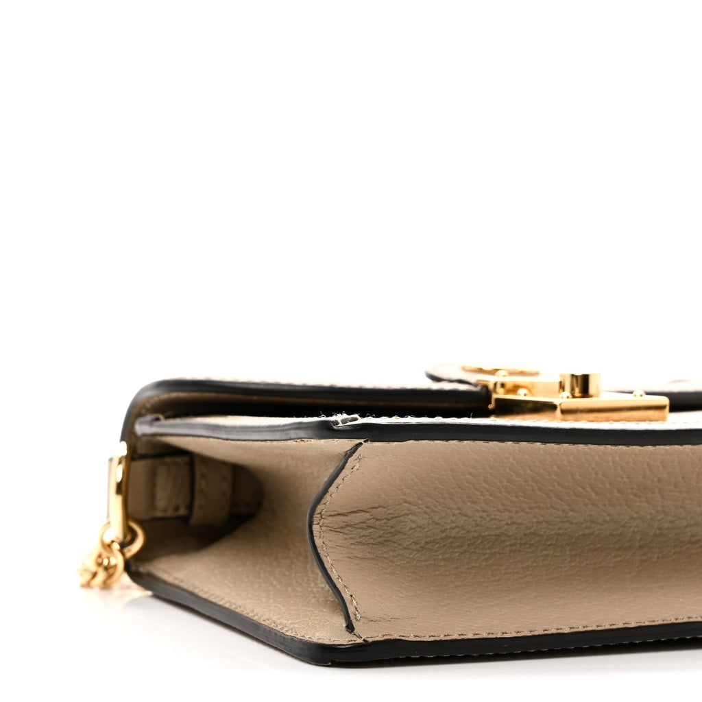 GG Supreme Monogram Textured Dollar Calfskin Web Mini Ophidia Padlock Top Handle Chain Shoulder Bag Beige Mystic White Oatmeal £¨ Direct shipment via from wholesalehk.shop