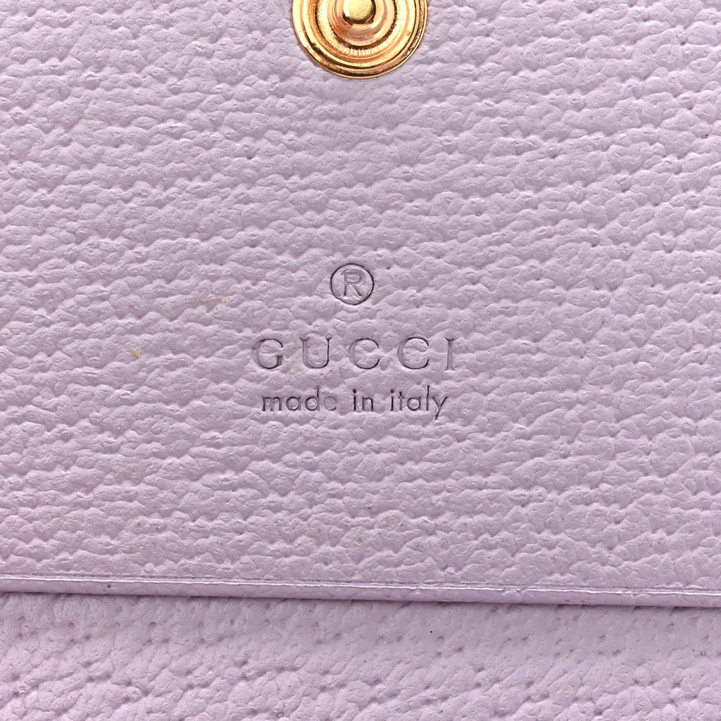 Monogram Jumbo GG Textured Dollar Calfskin Ophidia Card Case Beige Lapis wholesalehk.shop