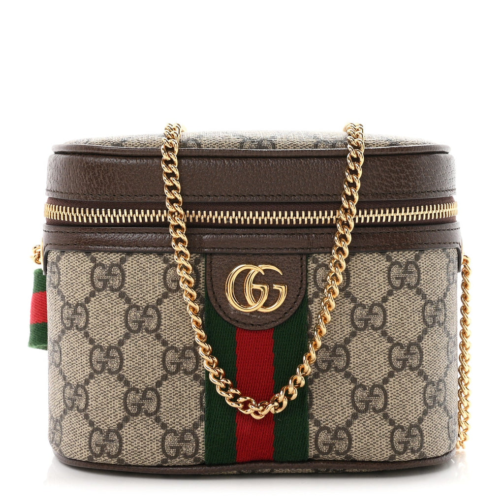 GG Supreme Monogram Textured Dollar Calfskin Web Ophidia Belt Bag 75 30 Beige Ebony New Acero wholesalehk.shop