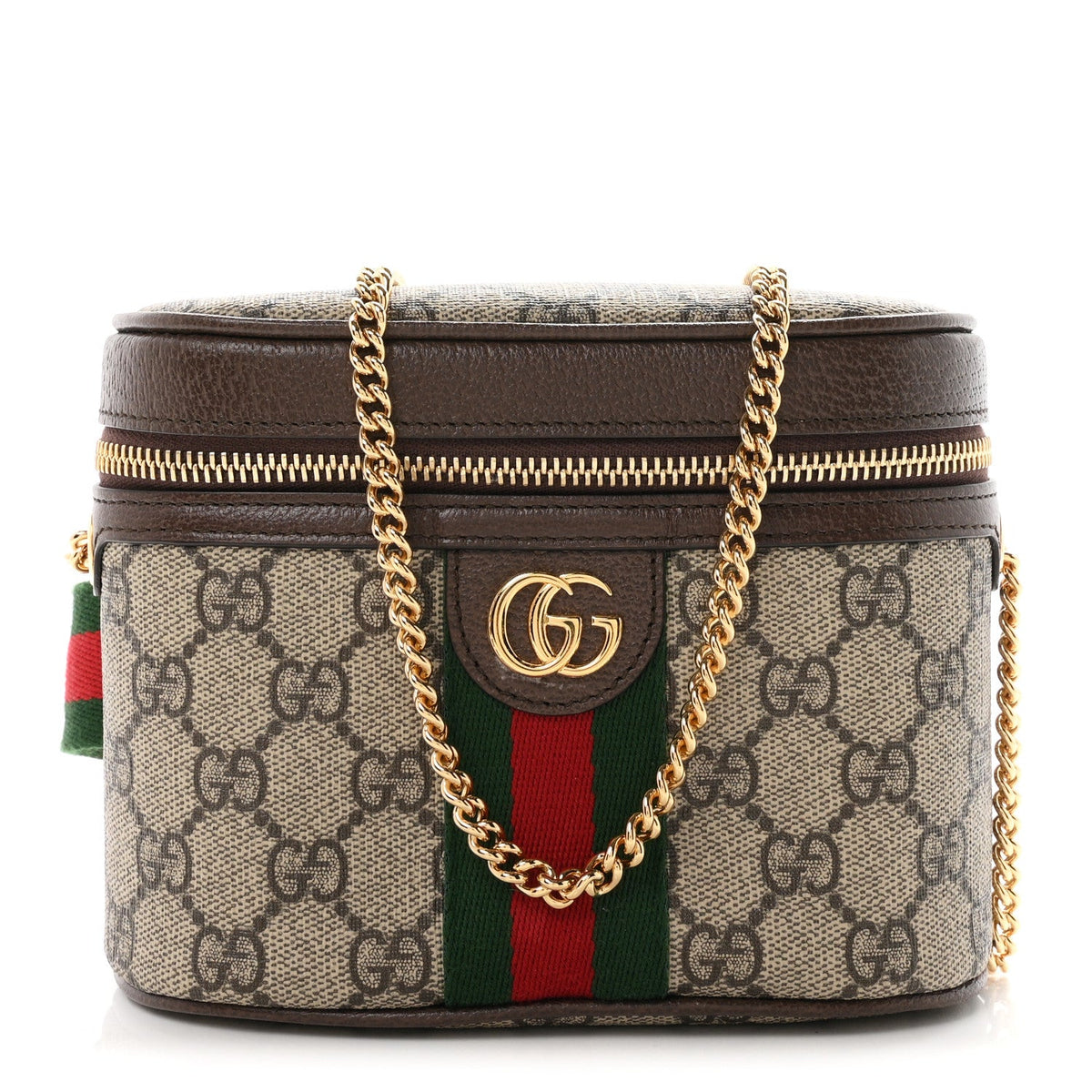 GG Supreme Monogram Textured Dollar Calfskin Web Ophidia Belt Bag 75 30 Beige Ebony New Acero wholesalehk.shop