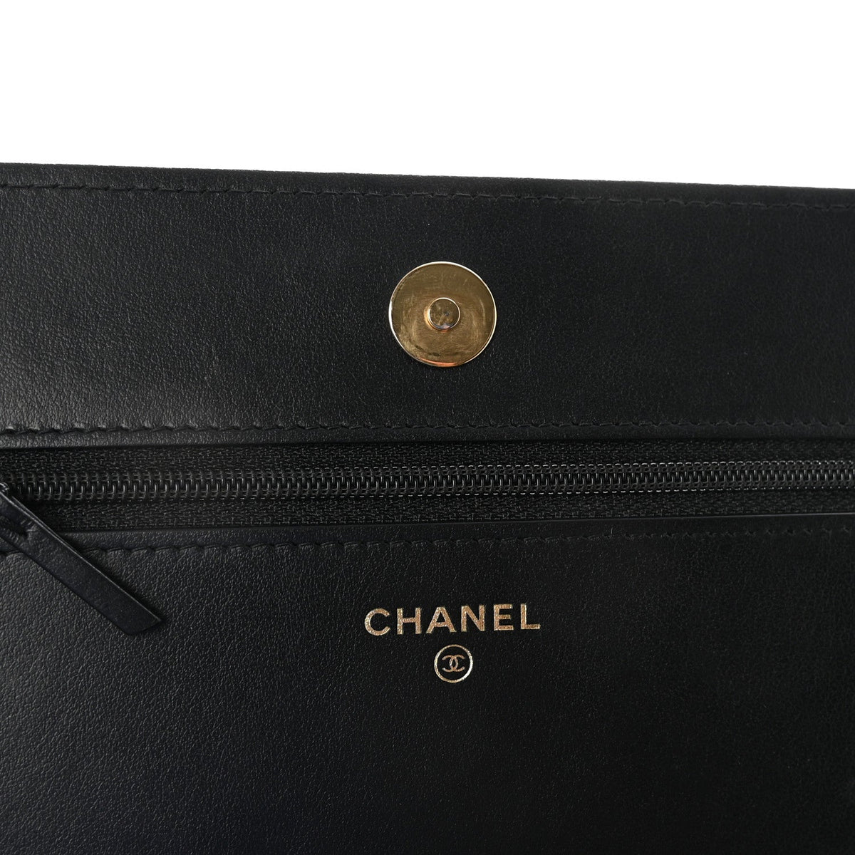 Caviar Quilted Pocket Clutch With Chain WOC Black wholesalehk.shop