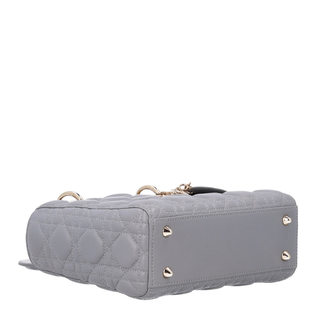 Lambskin Cannage Small My ABCDior Lady Dior Grey wholesalehk.shop