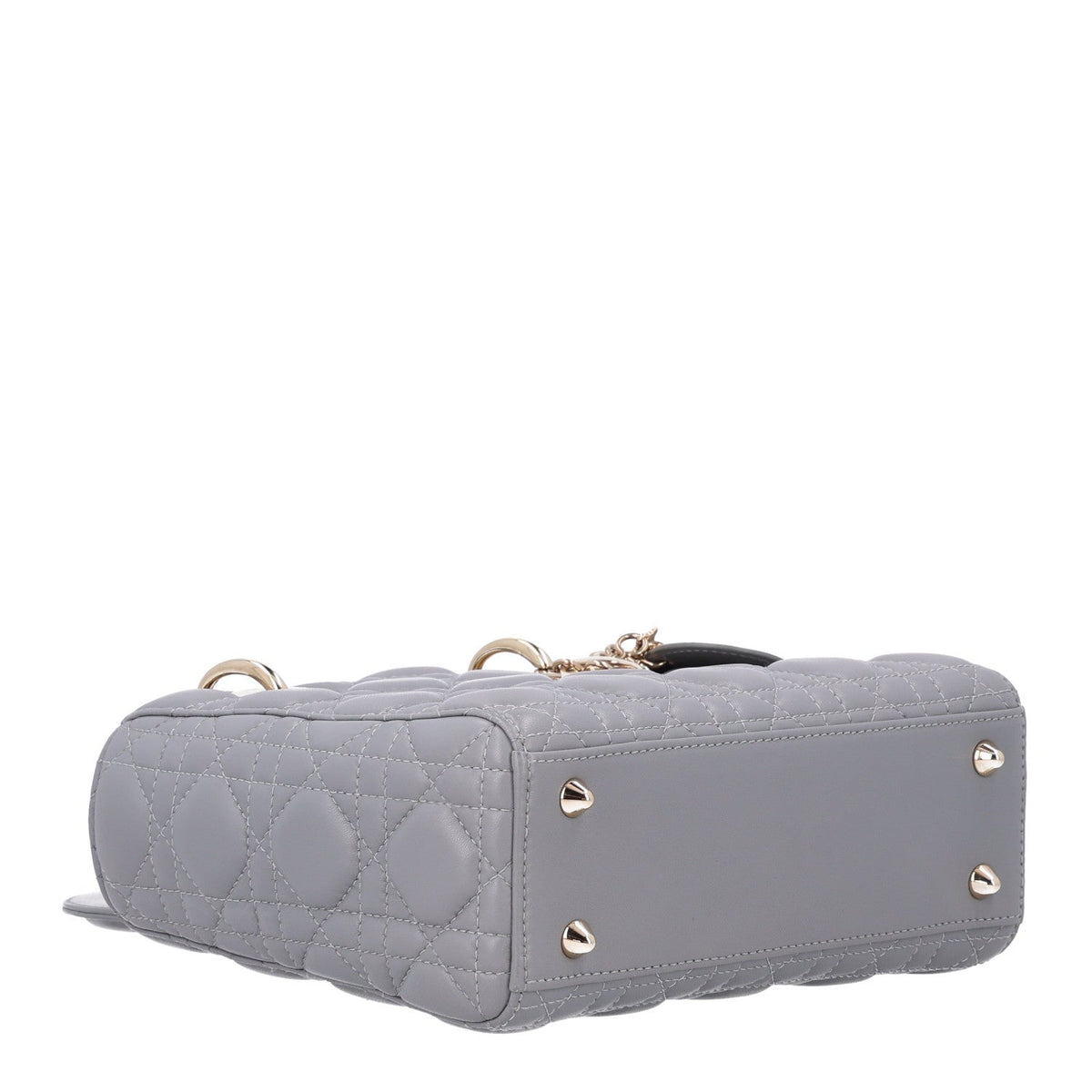 Lambskin Cannage Small My ABCDior Lady Dior Grey wholesalehk.shop