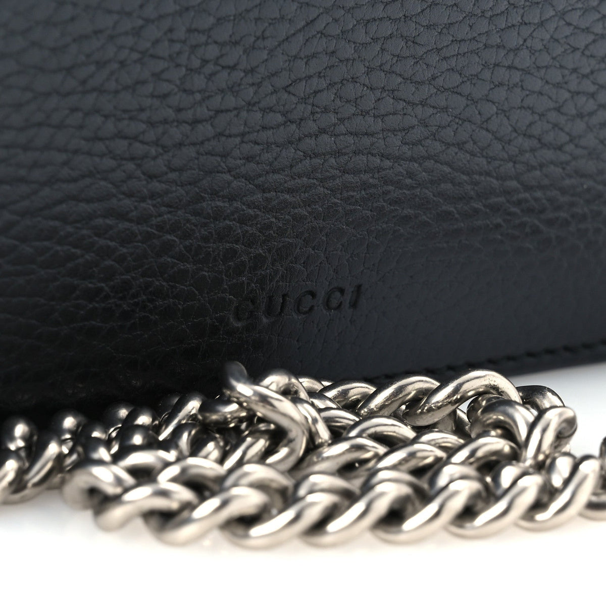 Pebbled Calfskin Small Dionysus Shoulder Bag Black wholesalehk.shop