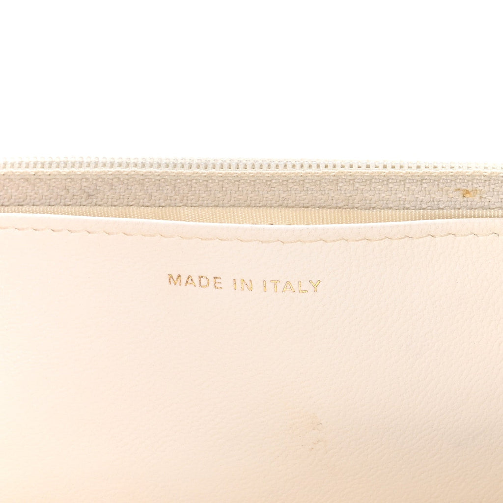 Lambskin Quilted Romance Wallet On Chain WOC White wholesalehk.shop