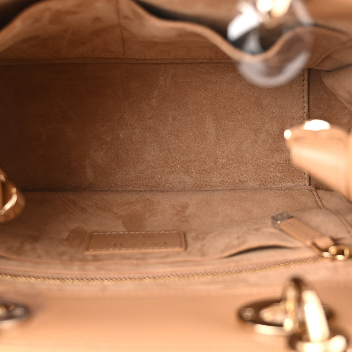Calfskin Cannage Small The Lady 95.22 Beige wholesalehk.shop